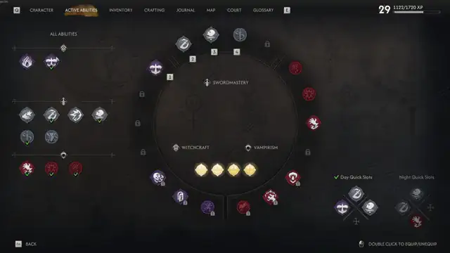 The Blood of Dawnwalker — early directional combat tip in action