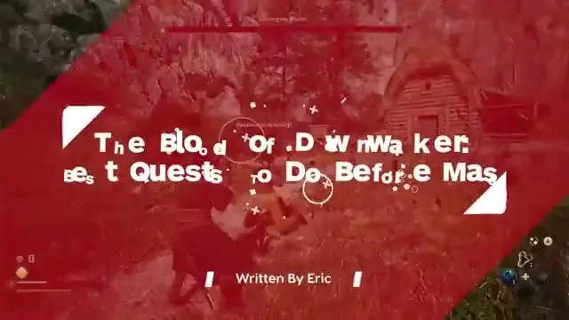 The Blood of Dawnwalker — quest journal centered on Brencis